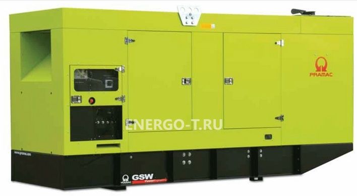 Дизельный генератор PRAMAC GSW 330 V в кожухе с АВР