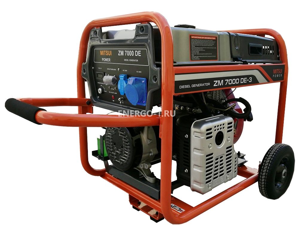 Дизельный генератор MITSUI ZM 7000 DE