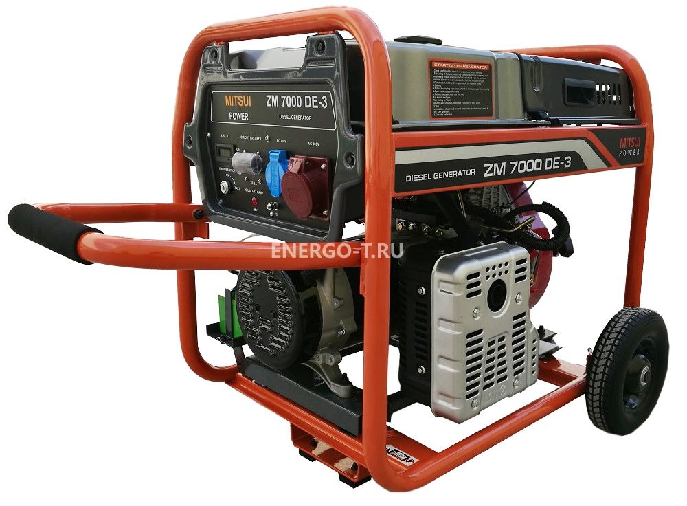 Дизельный генератор MITSUI ZM 7000 DE-3