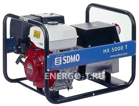 Бензиновый генератор SDMO HX 5000 TC (HX 5000 TS)