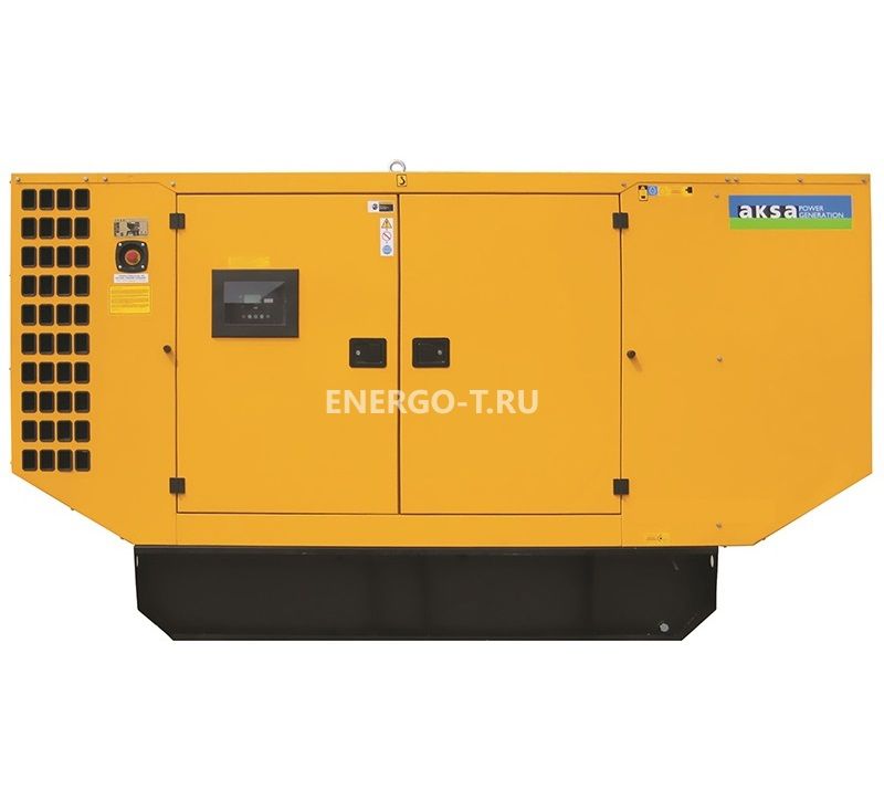 Дизельный генератор AKSA APD200P в кожухе с АВР