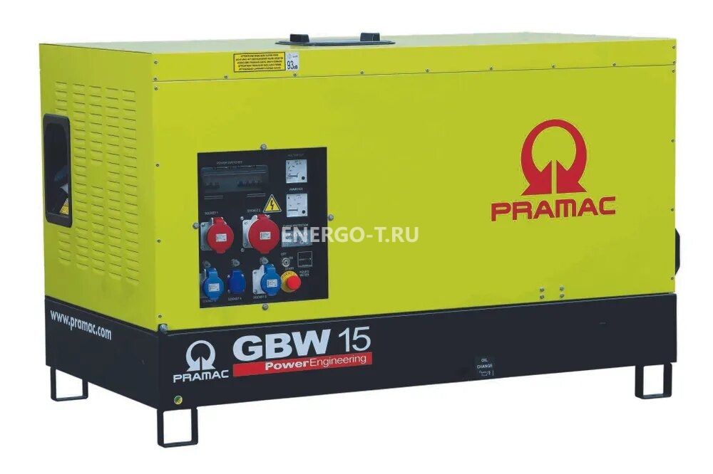 Дизельный генератор PRAMAC GSW 15 P в кожухе